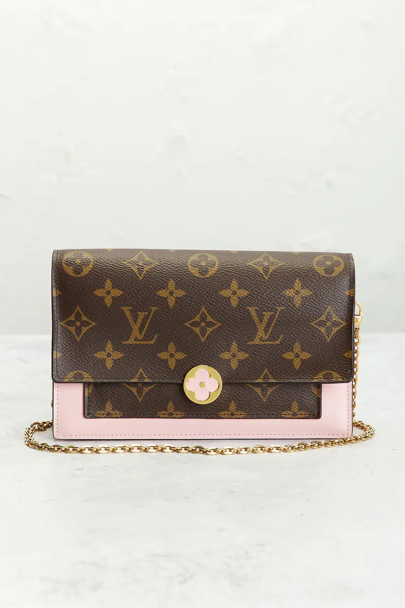 Louis Vuitton Louis Vuitton Monogram Flore Wallet On Chain | Thumbnail 2