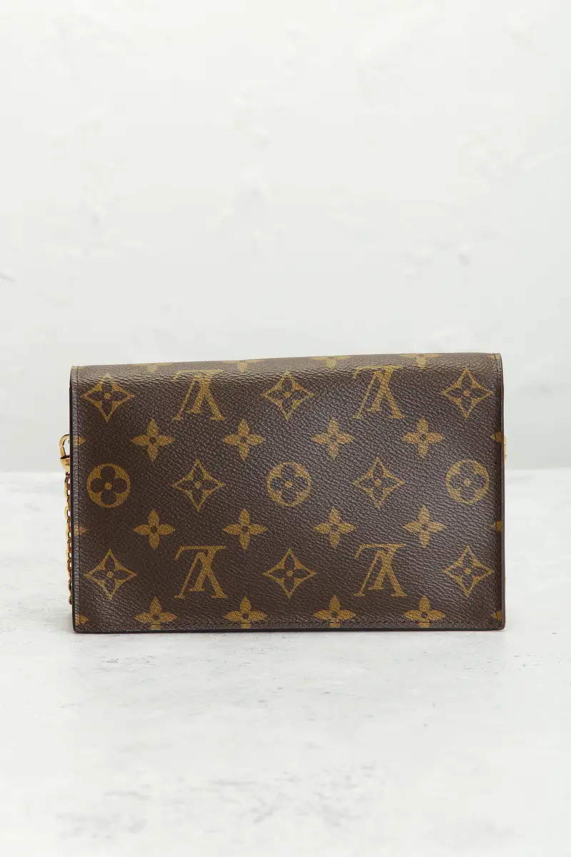 Louis Vuitton Louis Vuitton Monogram Flore Wallet On Chain | Thumbnail 3