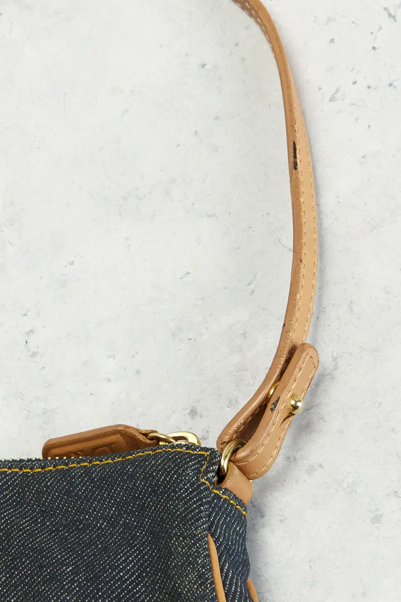 Dior Dior Denim Pochette Saddle Bag | Thumbnail 7