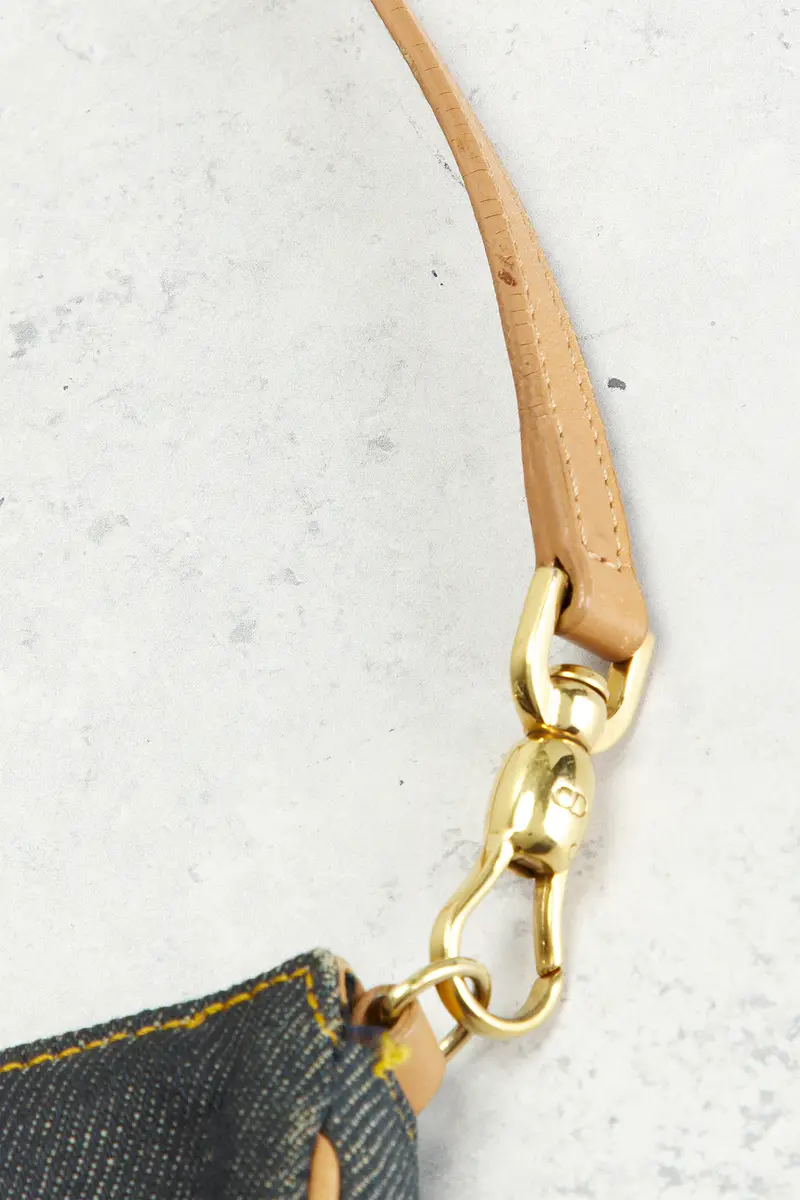 Dior Dior Denim Pochette Saddle Bag | Thumbnail 8