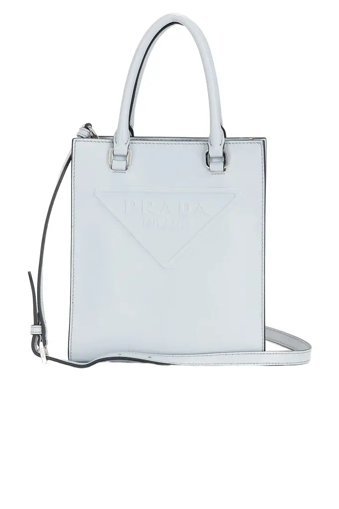 Prada Prada Mini Drill Tote Bag | Image 1 Prada Prada Mini Drill Tote Bag | Image 1