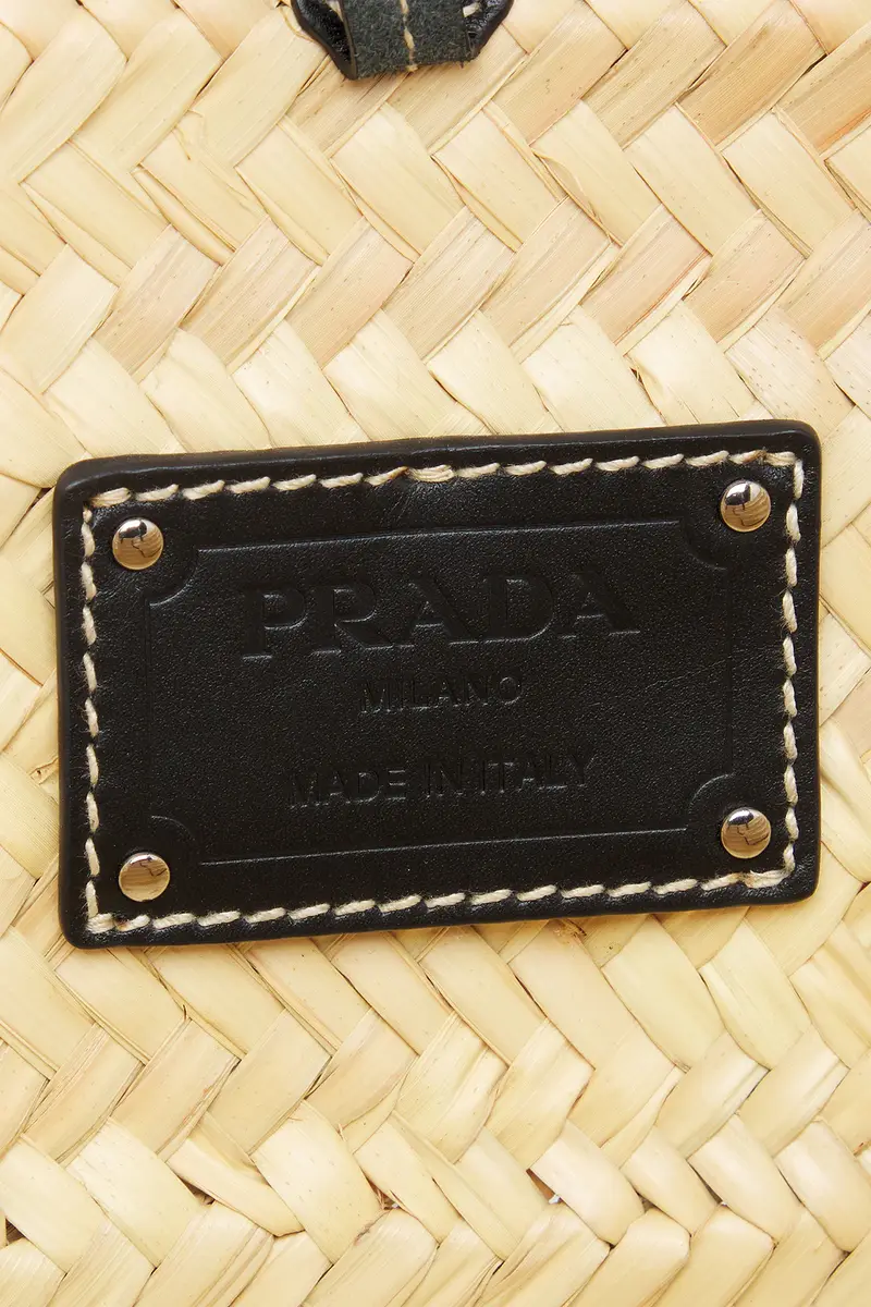 Prada Prada Raffia Tote Bag | Thumbnail 5 Prada Prada Raffia Tote Bag | Thumbnail 5