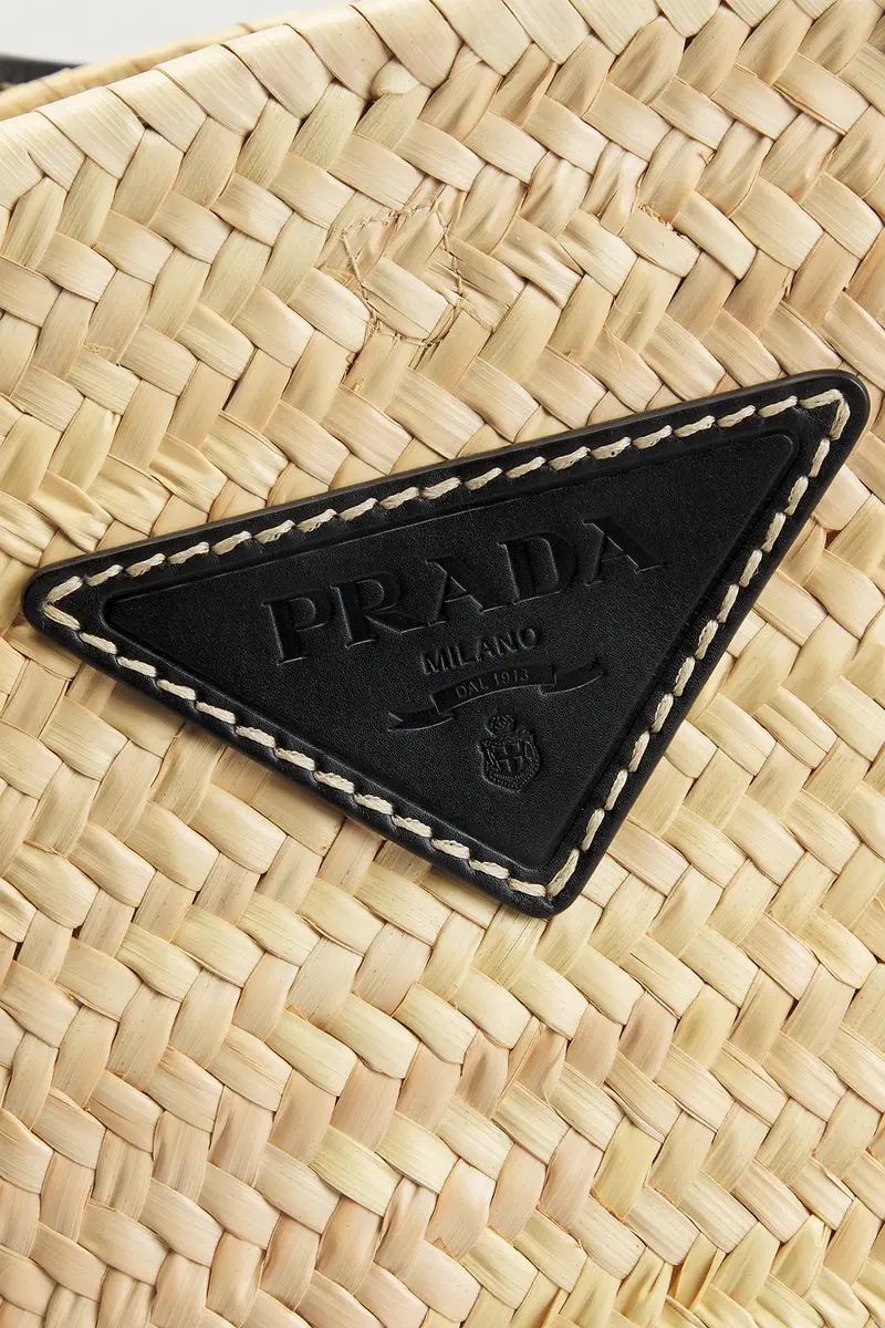Prada Prada Raffia Tote Bag | Thumbnail 6 Prada Prada Raffia Tote Bag | Thumbnail 6