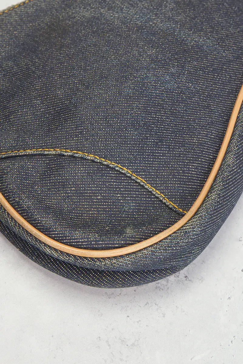 Dior Dior Denim Vintage Pochette Saddle Bag | Thumbnail 7 Dior Dior Denim Vintage Pochette Saddle Bag | Thumbnail 7