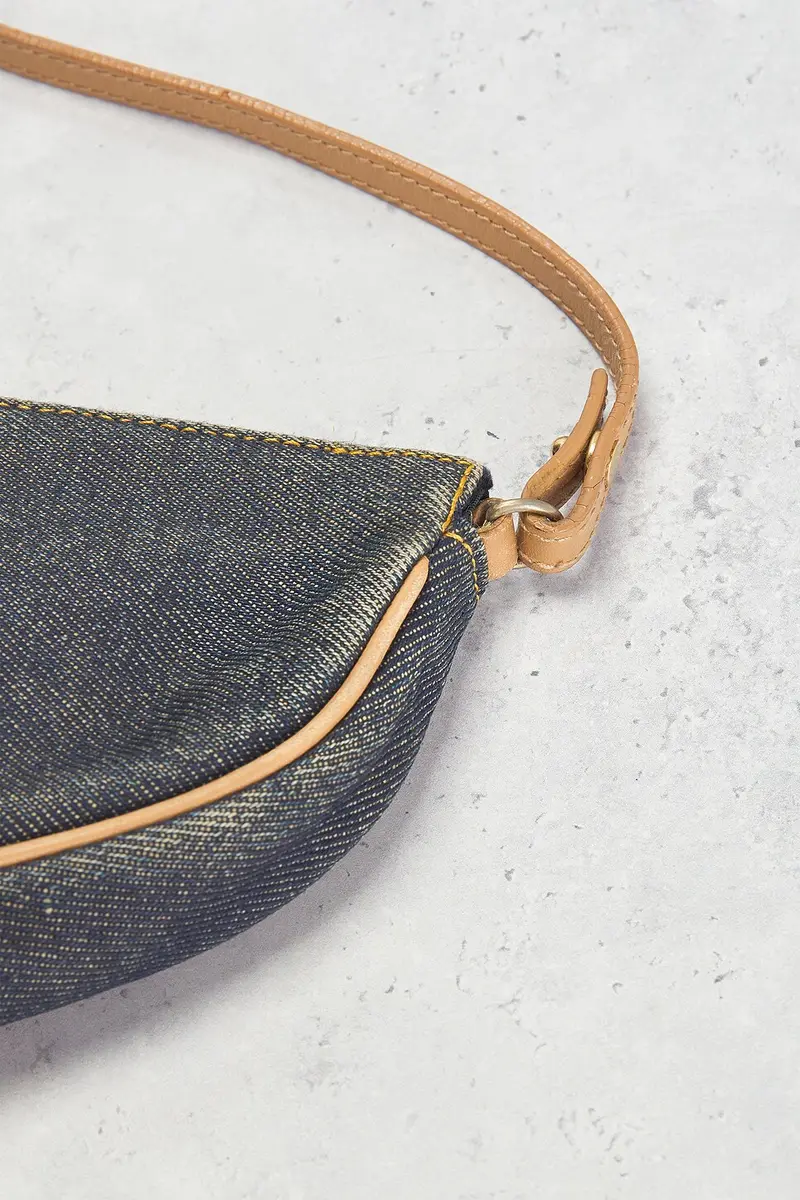 Dior Dior Denim Vintage Pochette Saddle Bag | Thumbnail 8 Dior Dior Denim Vintage Pochette Saddle Bag | Thumbnail 8