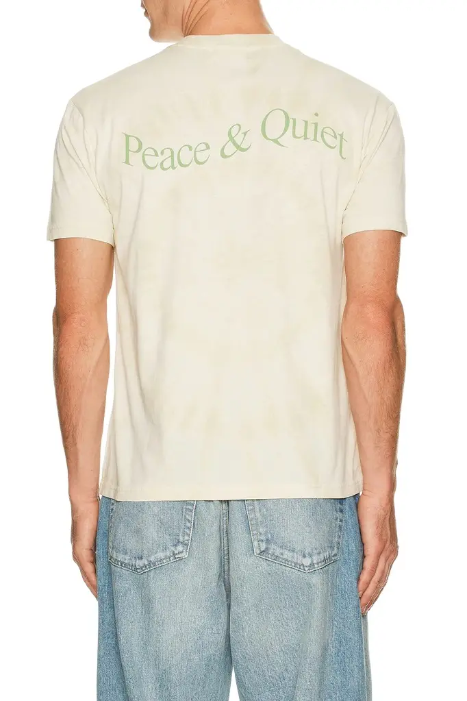 Museum of Peace and Quiet Wordmark Tye Dye T-Shirt