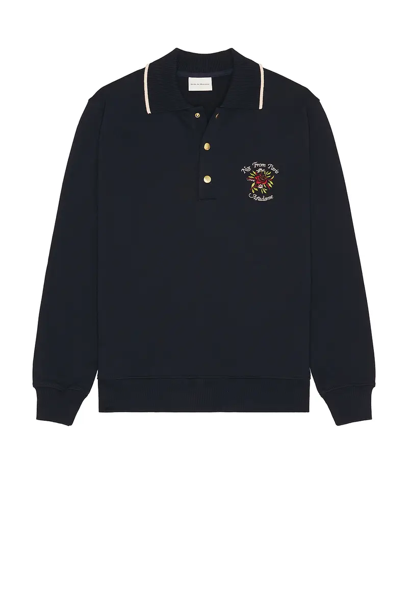Drôle de Monsieur Dr&ocirc;le De Monsieur Polo Slogan Rose | Thumbnail 4