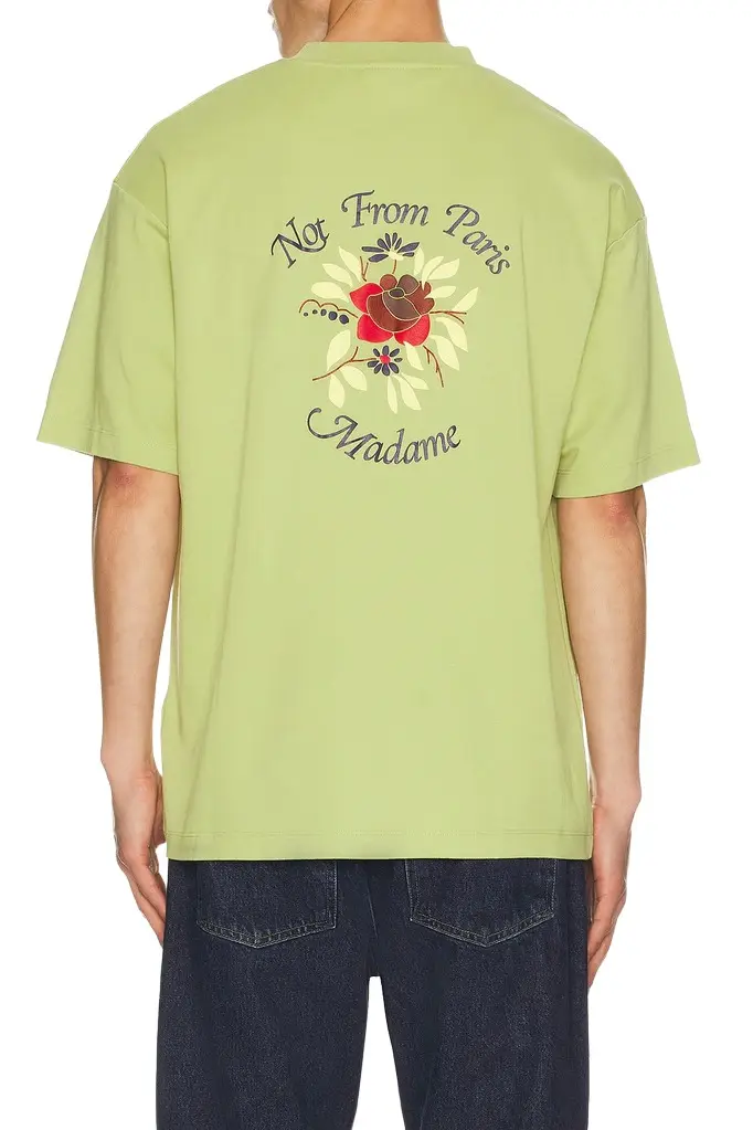 Drôle de Monsieur Dr&ocirc;le De Monsieur T-Shirt Slogan Rose
