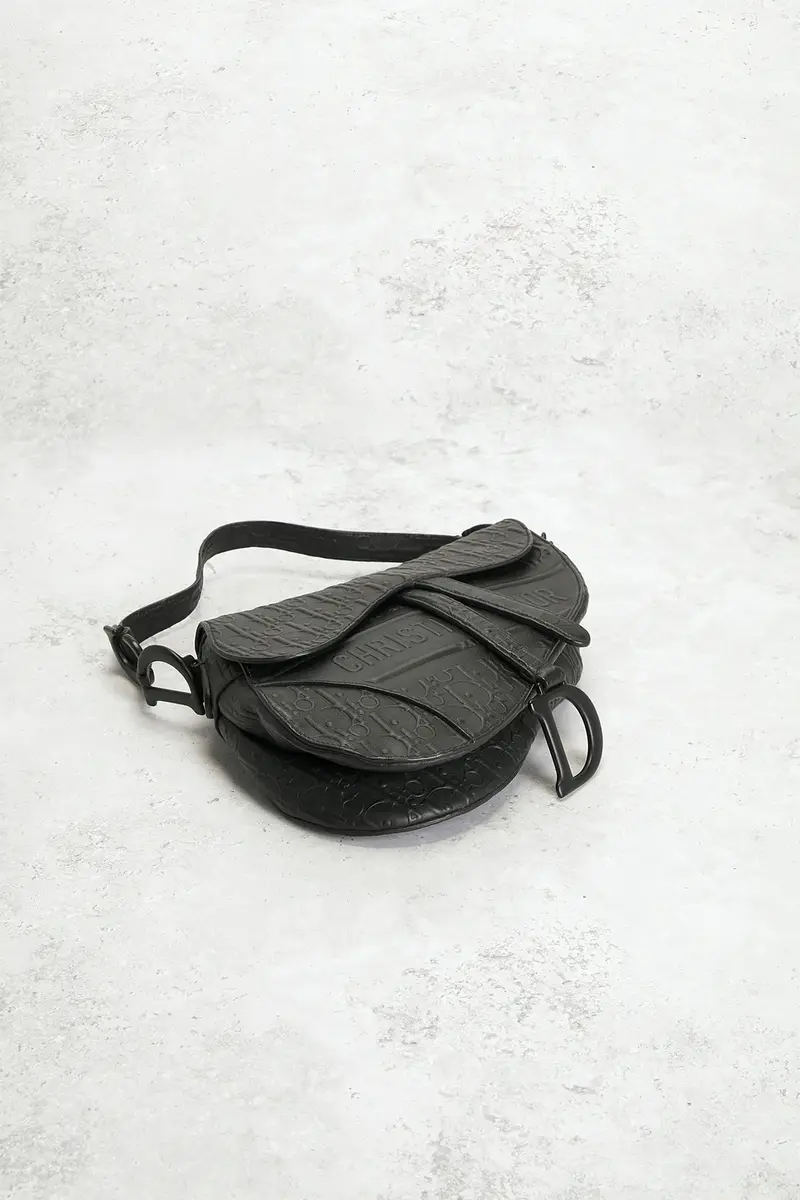 Dior Dior Oblique Embossed Saddle Bag | Thumbnail 4 Dior Dior Oblique Embossed Saddle Bag | Thumbnail 4