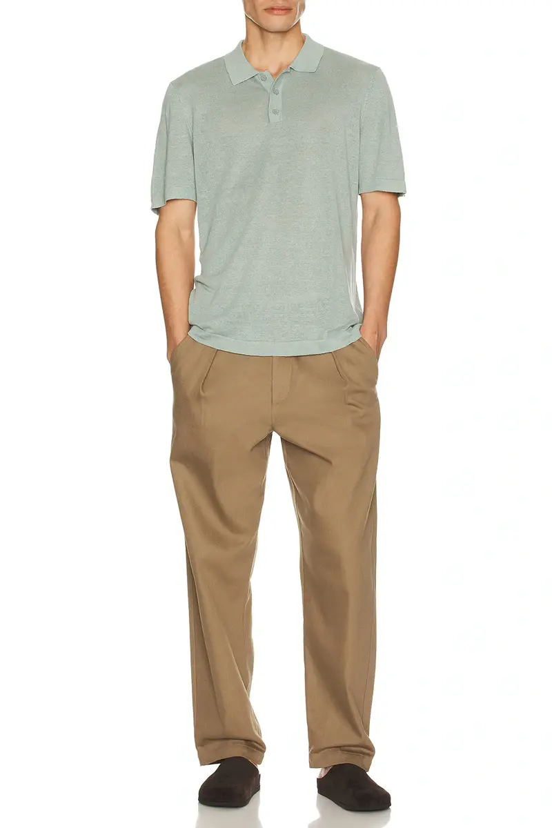 Onia Linen Sweater Polo | Thumbnail 3 Onia Linen Sweater Polo | Thumbnail 3