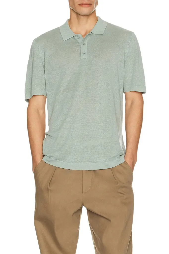 Linen Sweater Polo Linen Sweater Polo