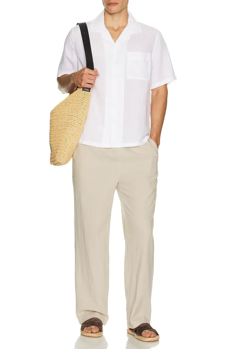 Onia Air Linen Convertible Vacation Shirt | Thumbnail 2