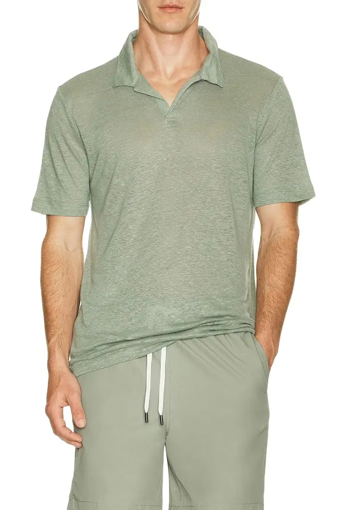 Onia Shaun Linen Polo