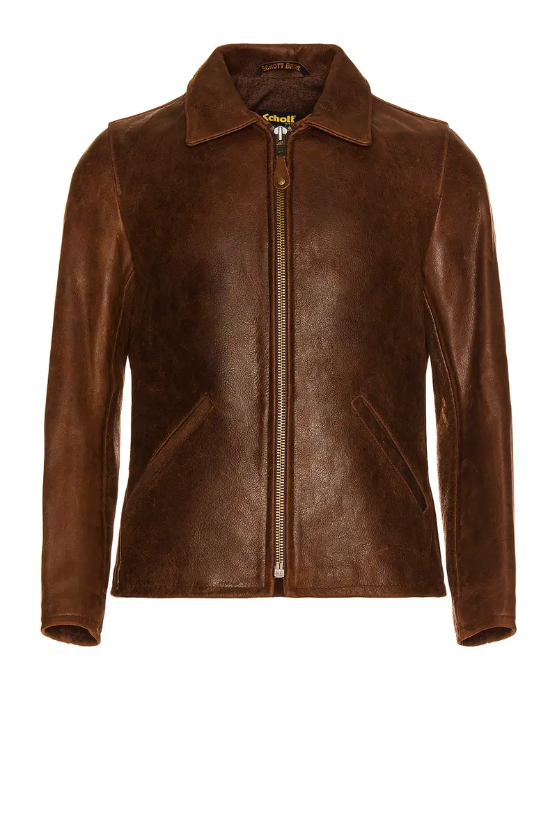 SCHOTT Waxy Buffalo Leather Sunset Jacket | Thumbnail 2 SCHOTT Waxy Buffalo Leather Sunset Jacket | Thumbnail 2