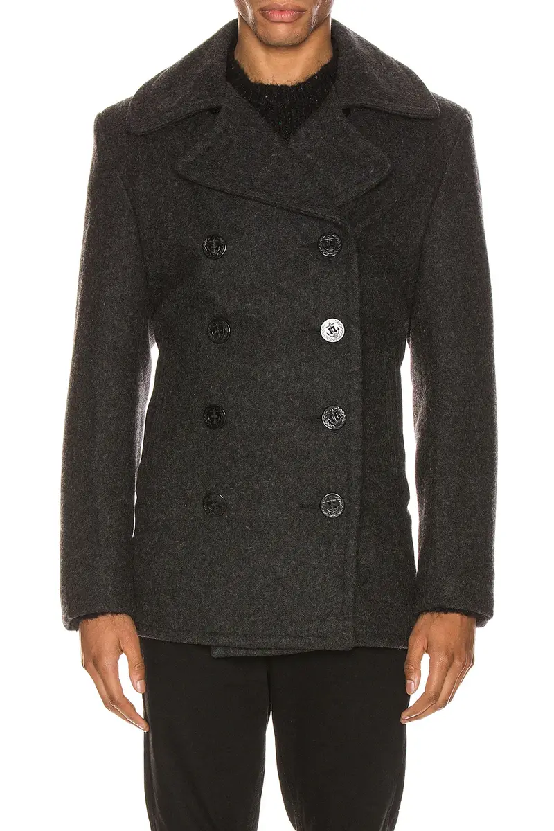 SCHOTT Slim Fit Peacoat | Thumbnail 2 SCHOTT Slim Fit Peacoat | Thumbnail 2
