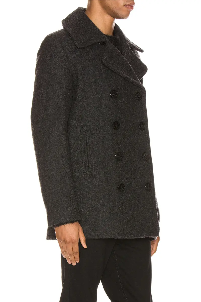 SCHOTT Slim Fit Peacoat | Thumbnail 3 SCHOTT Slim Fit Peacoat | Thumbnail 3