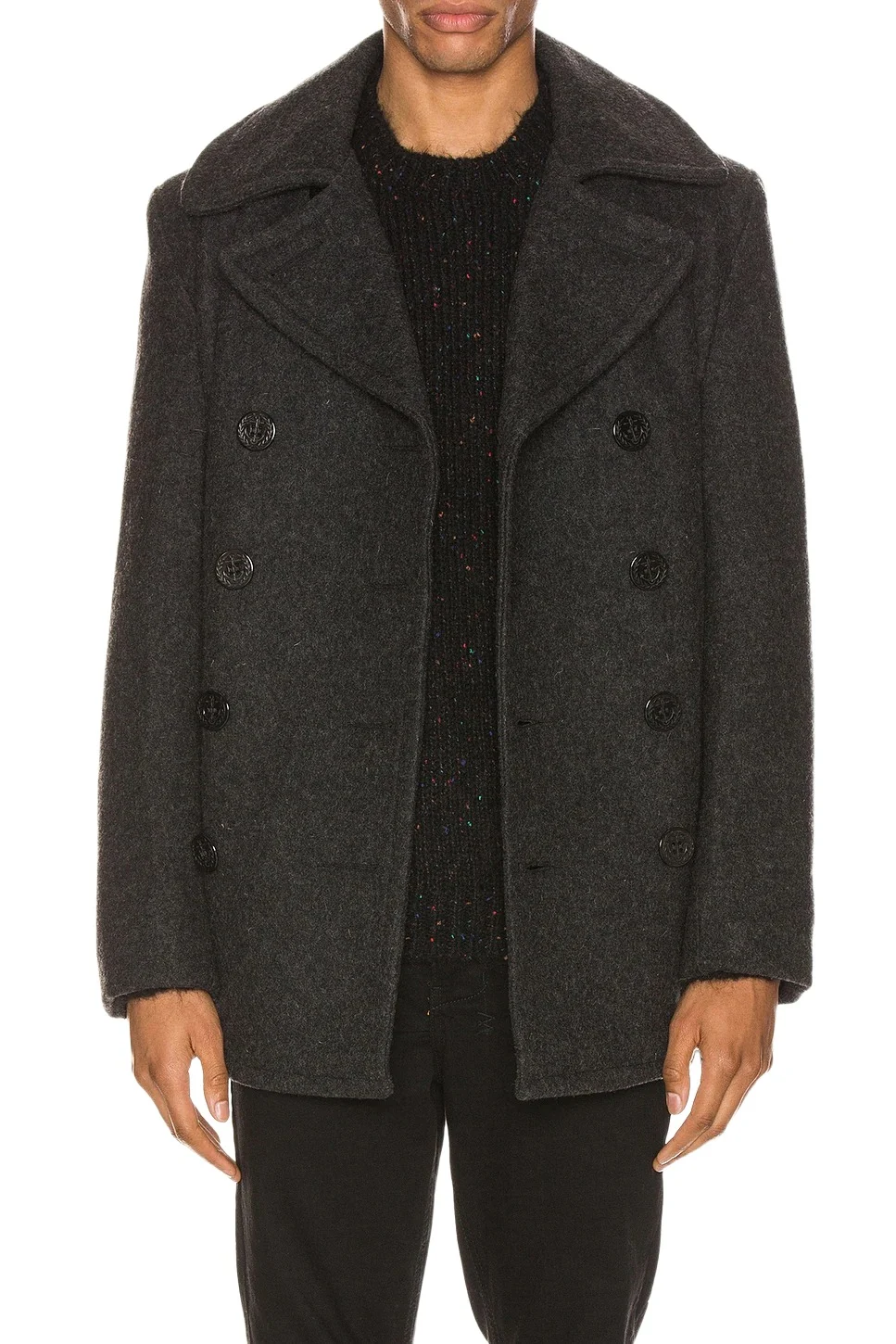 SCHOTT Slim Fit Peacoat