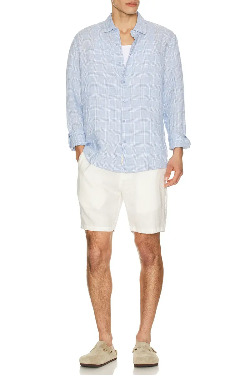 Onia Linen Fixed Waist Short | Thumbnail 3