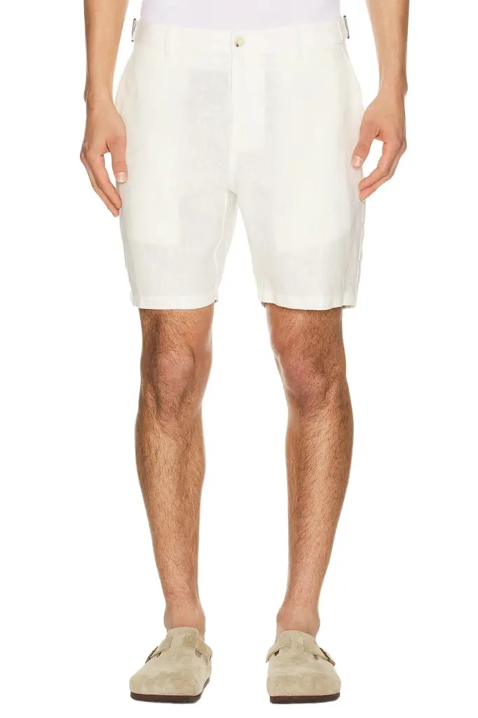 Onia Linen Fixed Waist Short