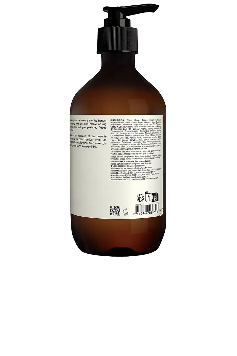 Aesop Eleos Nourishing Body Cleanser 500ml | Thumbnail 2 Aesop Eleos Nourishing Body Cleanser 500ml | Thumbnail 2