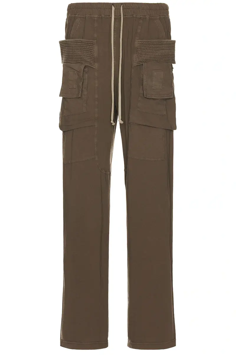 DRKSHDW by Rick Owens Creatch Cargo Drawstring Pants | Thumbnail 4