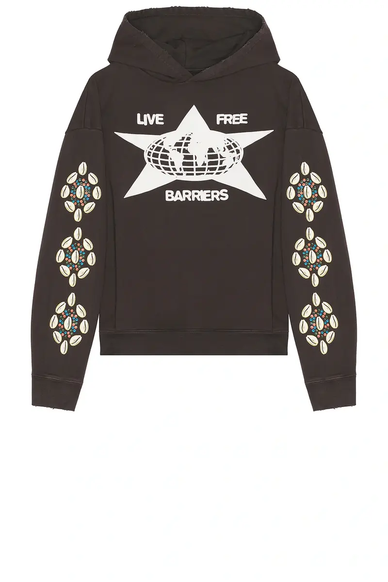 Barriers Worldwide Cowrie Shell Hidden Pocket Hoodie | Thumbnail 5 Barriers Worldwide Cowrie Shell Hidden Pocket Hoodie | Thumbnail 5