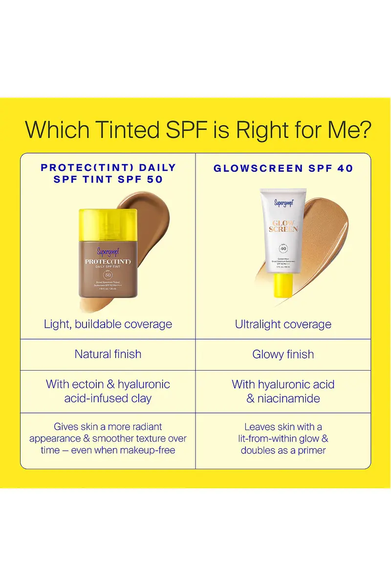 SUPERGOOP! Protec(tint) Daily Skin Tint SPF 50 | Thumbnail 9 SUPERGOOP! Protec(tint) Daily Skin Tint SPF 50 | Thumbnail 9