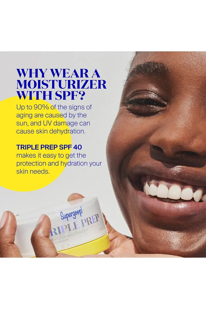 SUPERGOOP! Triple Prep Weightless Daily Moisturizer SPF 40 | Thumbnail 8 SUPERGOOP! Triple Prep Weightless Daily Moisturizer SPF 40 | Thumbnail 8