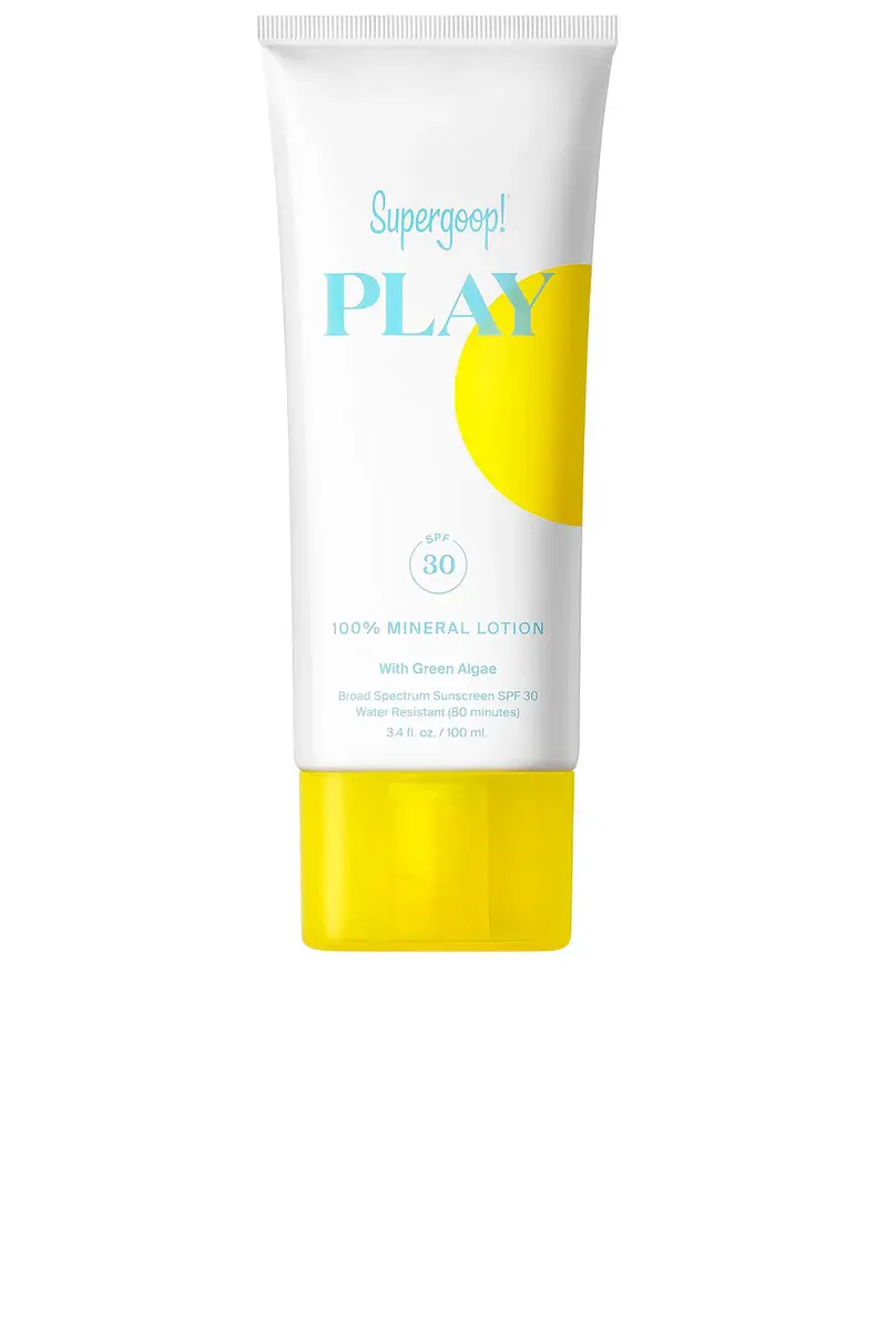 SUPERGOOP! PLAY 100% Mineral Lotion SPF 30 with Green Algae 3.4 fl. oz.