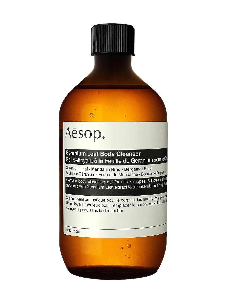 Aesop Geranium Leaf Body Cleanser 500ml Refill with Screw Cap