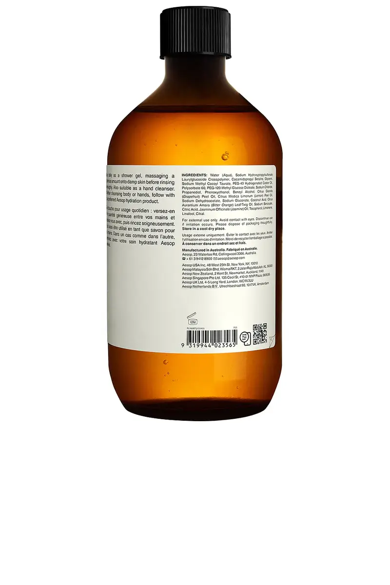 Aesop Citrus Melange Body Cleanser 500ml Refill with Screw Cap | Thumbnail 2 Aesop Citrus Melange Body Cleanser 500ml Refill with Screw Cap | Thumbnail 2