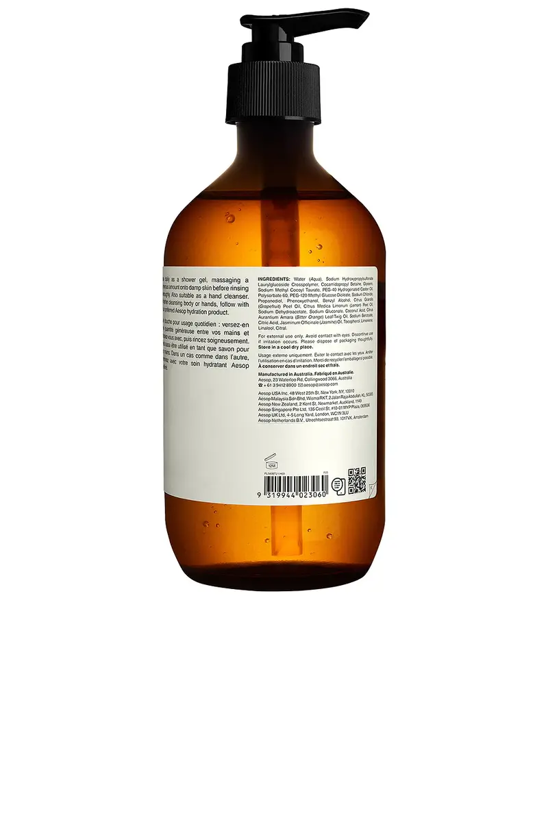 Aesop Citrus Melange Body Cleanser 500ml | Thumbnail 2 Aesop Citrus Melange Body Cleanser 500ml | Thumbnail 2