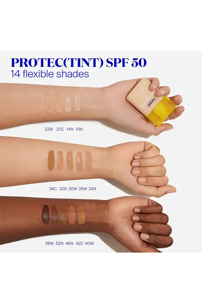 SUPERGOOP! Protec(tint) Daily Skin Tint SPF 50 | Thumbnail 5 SUPERGOOP! Protec(tint) Daily Skin Tint SPF 50 | Thumbnail 5