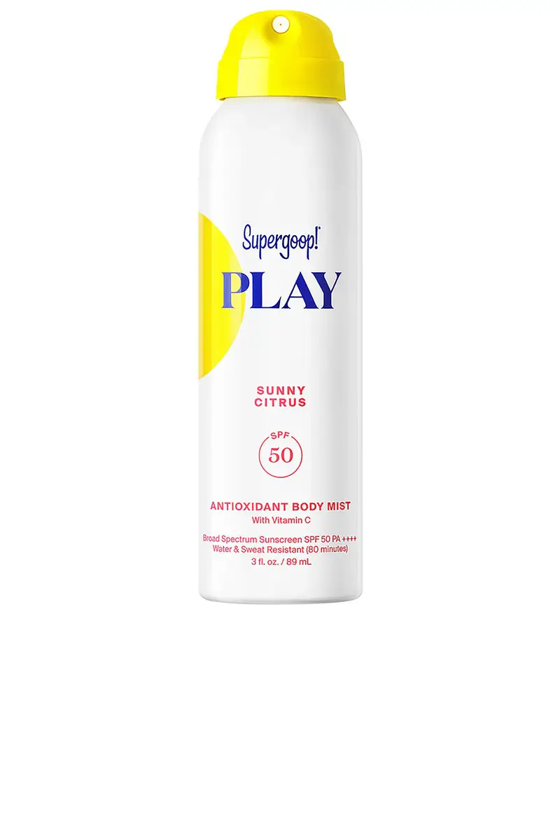 SUPERGOOP! PLAY Antioxidant Body Mist SPF 50 3 oz