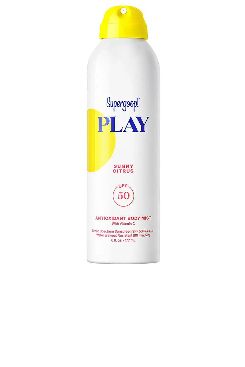 SUPERGOOP! PLAY Antioxidant Body Mist SPF 50 6oz.