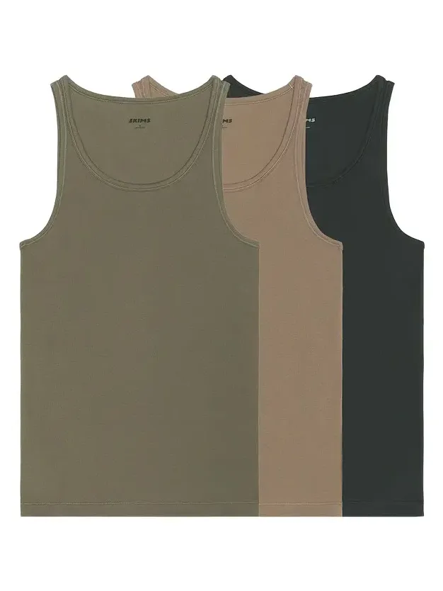 Skims Cotton Rib Tank 3-Pack