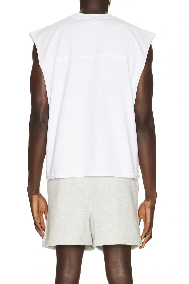 Skims Heavyweight Cotton Cropped Cutoff Tee | Thumbnail 2