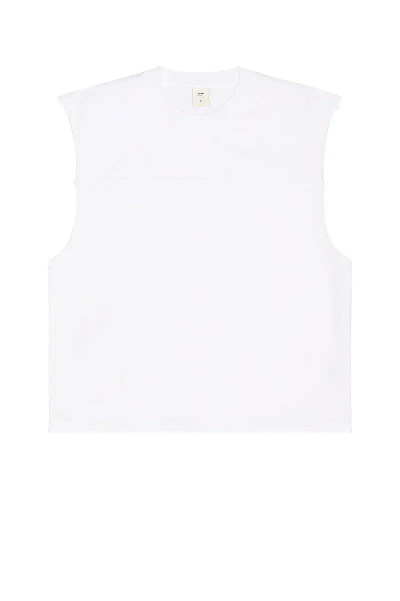 Skims Heavyweight Cotton Cropped Cutoff Tee | Thumbnail 4