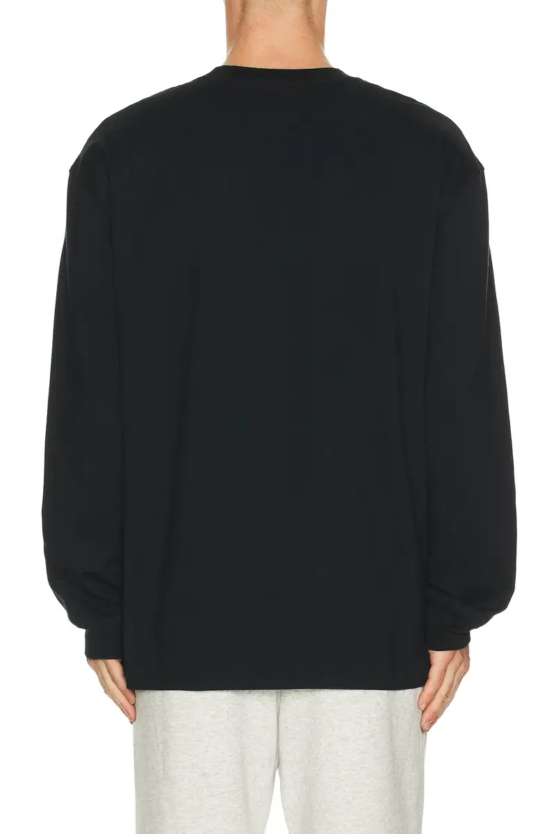 Skims Heavyweight Cotton Long Sleeve T-Shirt | Thumbnail 2