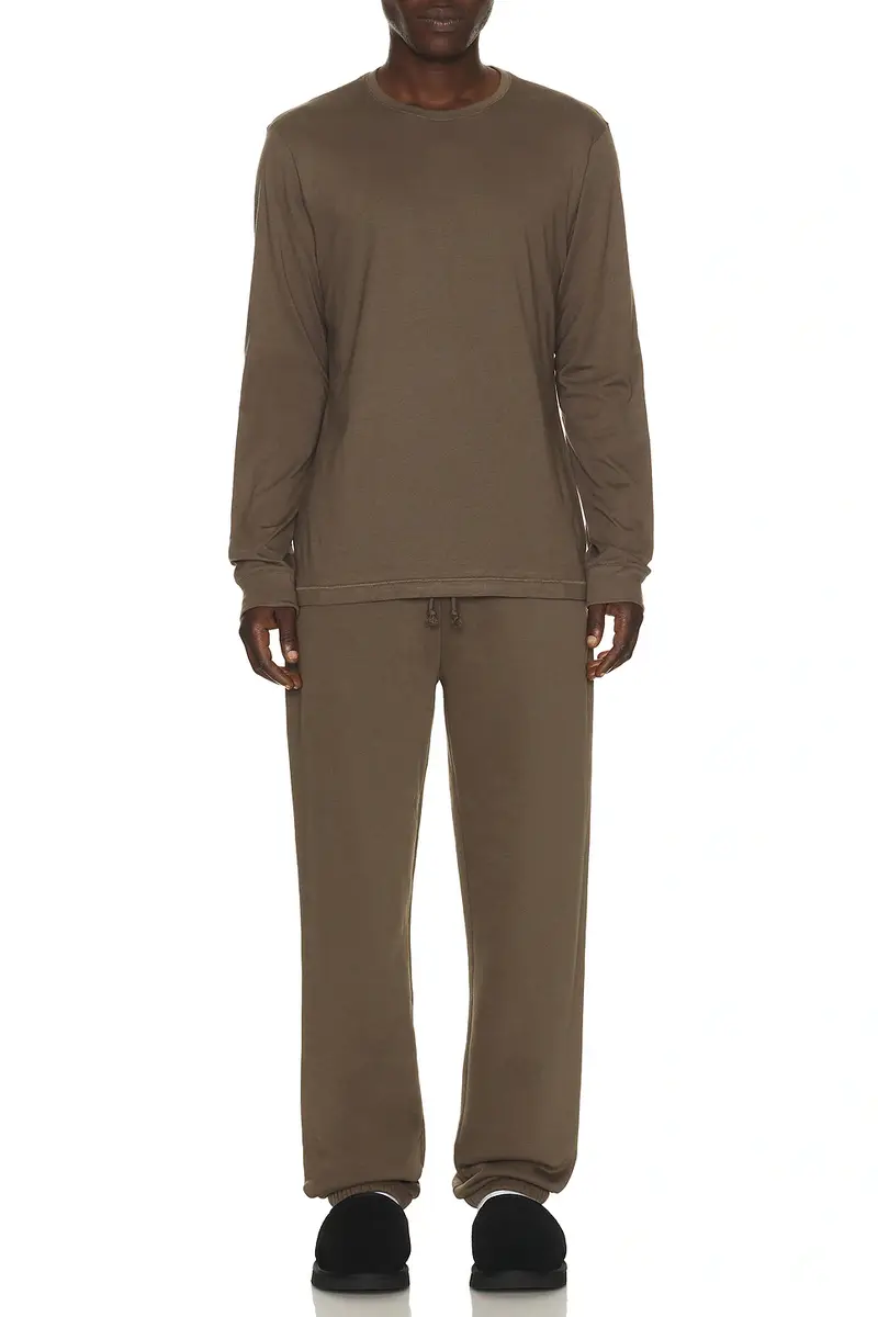 Skims Cotton Long Sleeve T-Shirt | Thumbnail 3