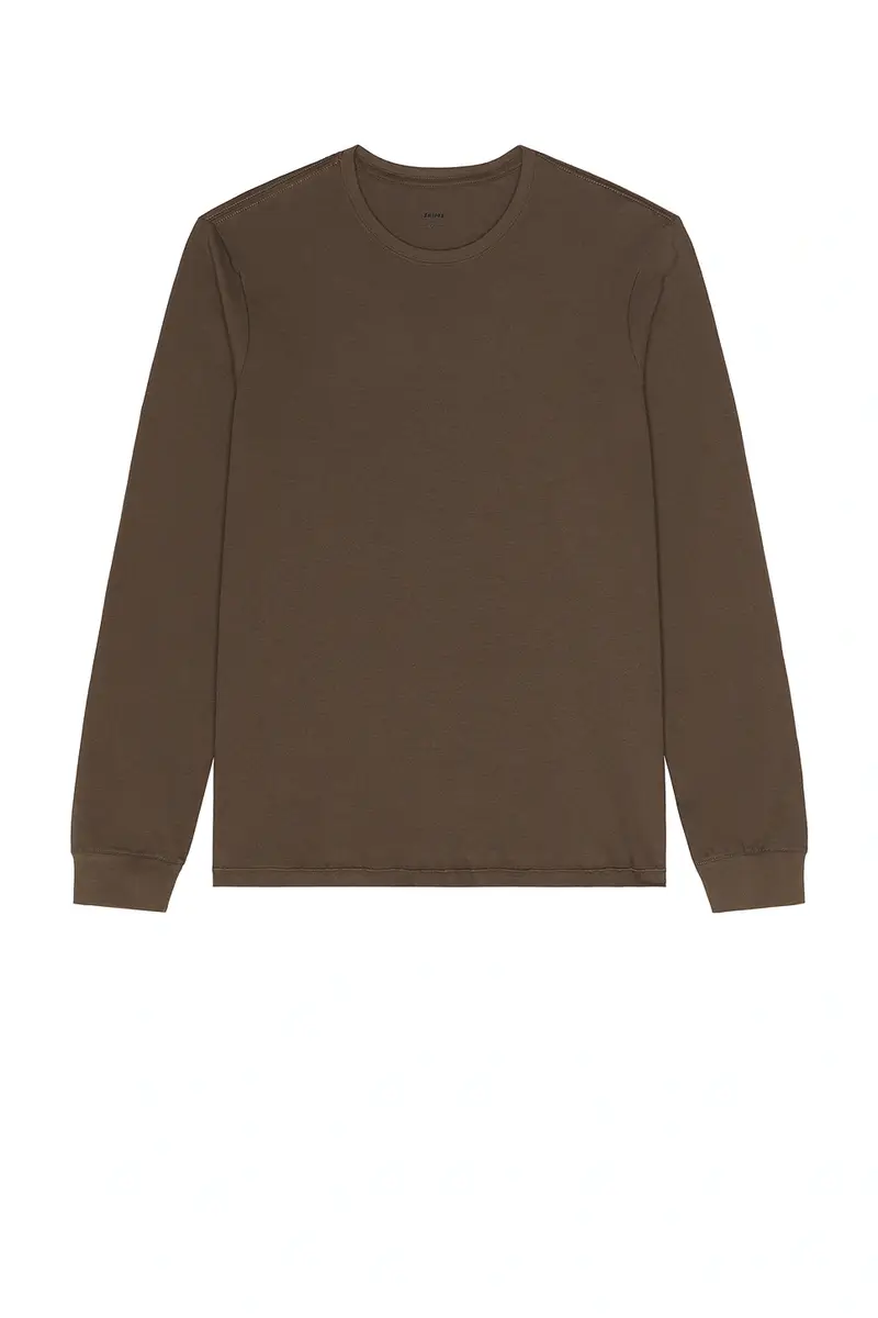 Skims Cotton Long Sleeve T-Shirt | Thumbnail 4