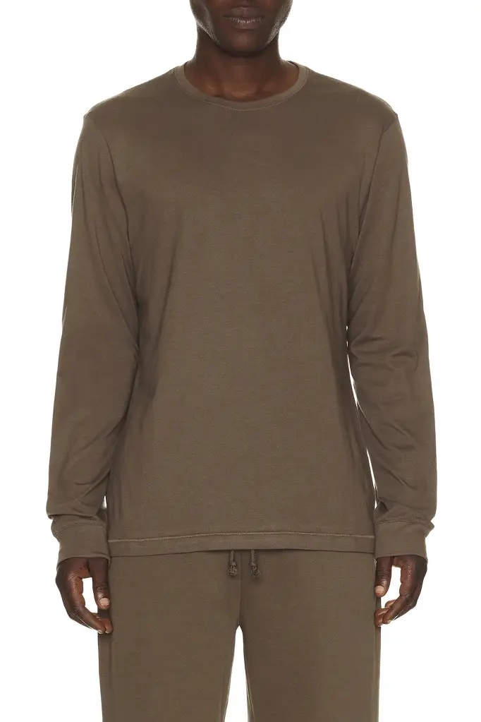 Skims Cotton Long Sleeve T-Shirt