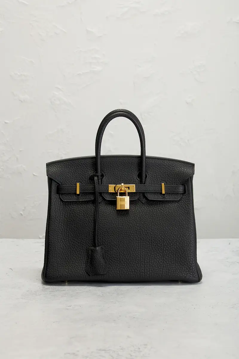 HERMÈS Hermes Clemence Birkin 25 Handbag | Thumbnail 2