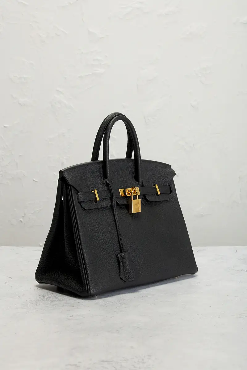 HERMÈS Hermes Clemence Birkin 25 Handbag | Thumbnail 4