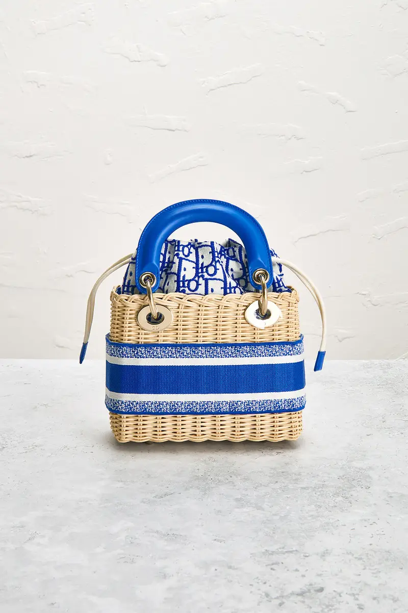 Dior Dior Wicker Oblique Mini Lady Dior Handbag | Thumbnail 3 Dior Dior Wicker Oblique Mini Lady Dior Handbag | Thumbnail 3