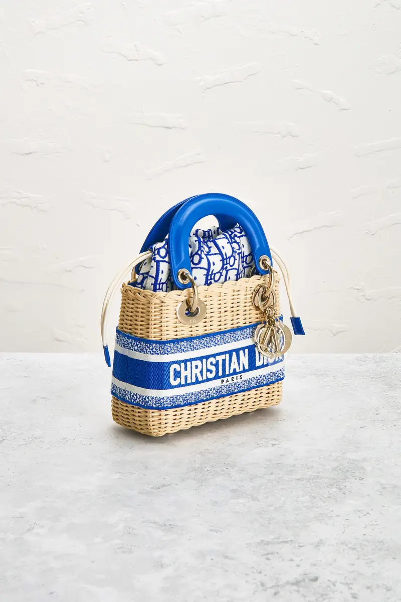Dior Dior Wicker Oblique Mini Lady Dior Handbag | Thumbnail 4 Dior Dior Wicker Oblique Mini Lady Dior Handbag | Thumbnail 4