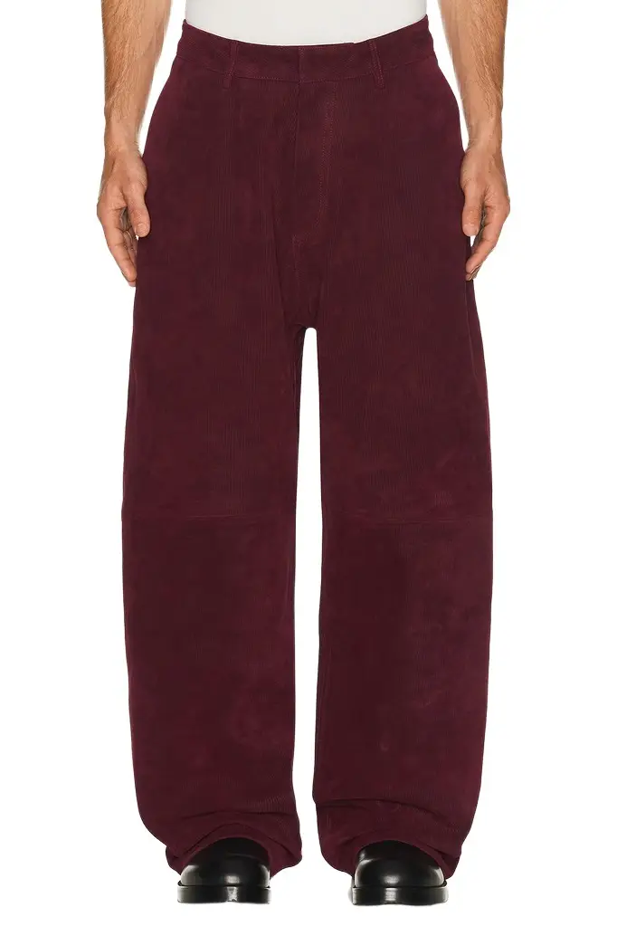 424 Daddy Corduroy Leather Trouser