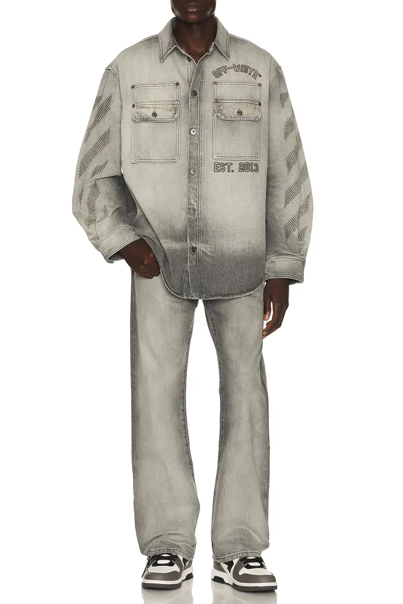 Off-White Denim Military Overshirt | Thumbnail 4