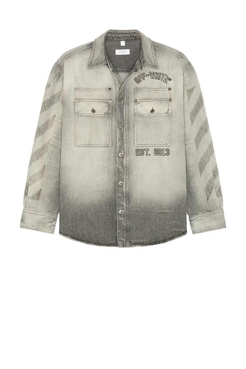 Off-White Denim Military Overshirt | Thumbnail 5
