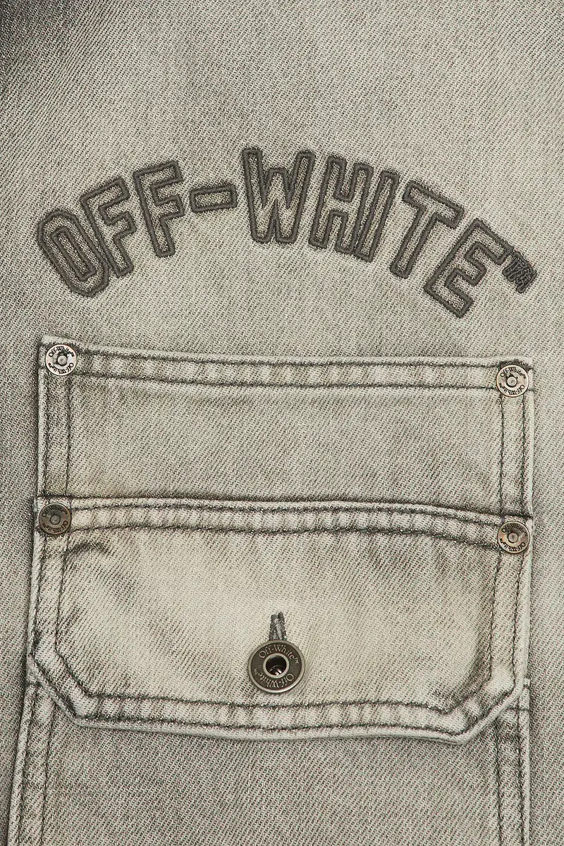 Off-White Denim Military Overshirt | Thumbnail 6